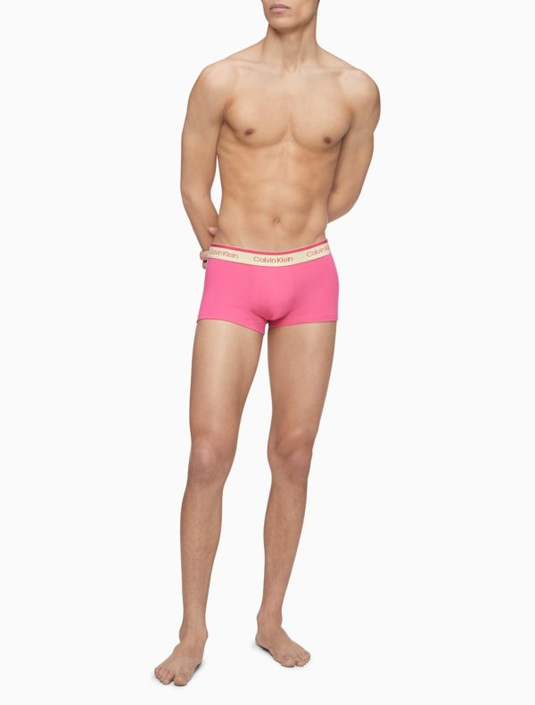 Calvin Klein Men's Cotton Stretch Multipack Low Rise Trunks Pride Pack