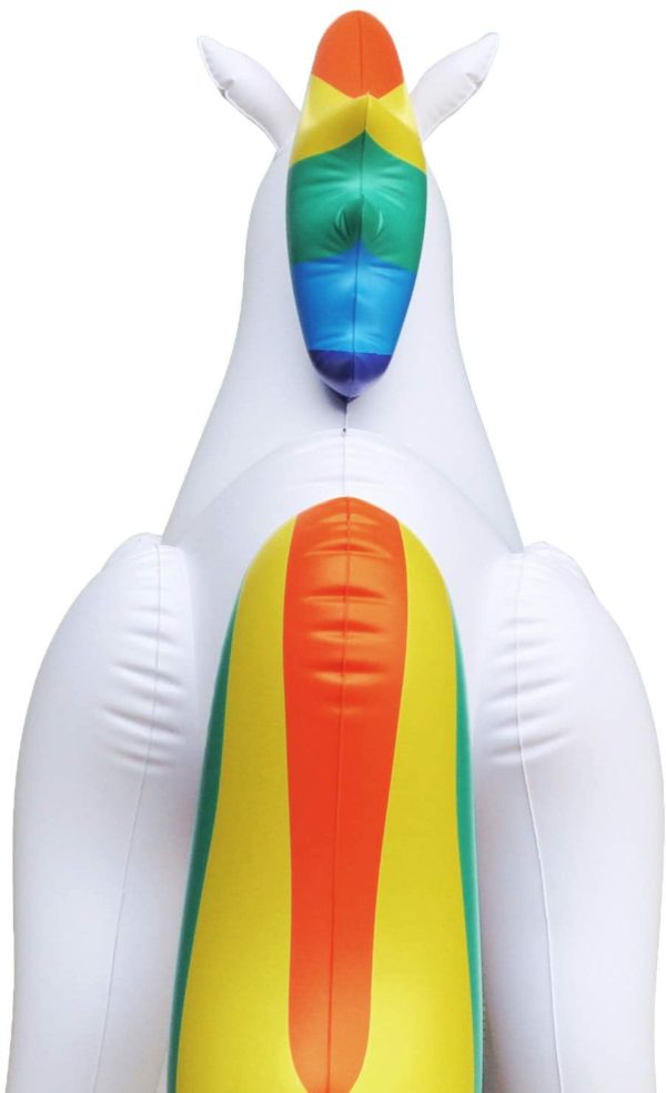 Inflatable Standing Rainbow Unicorn